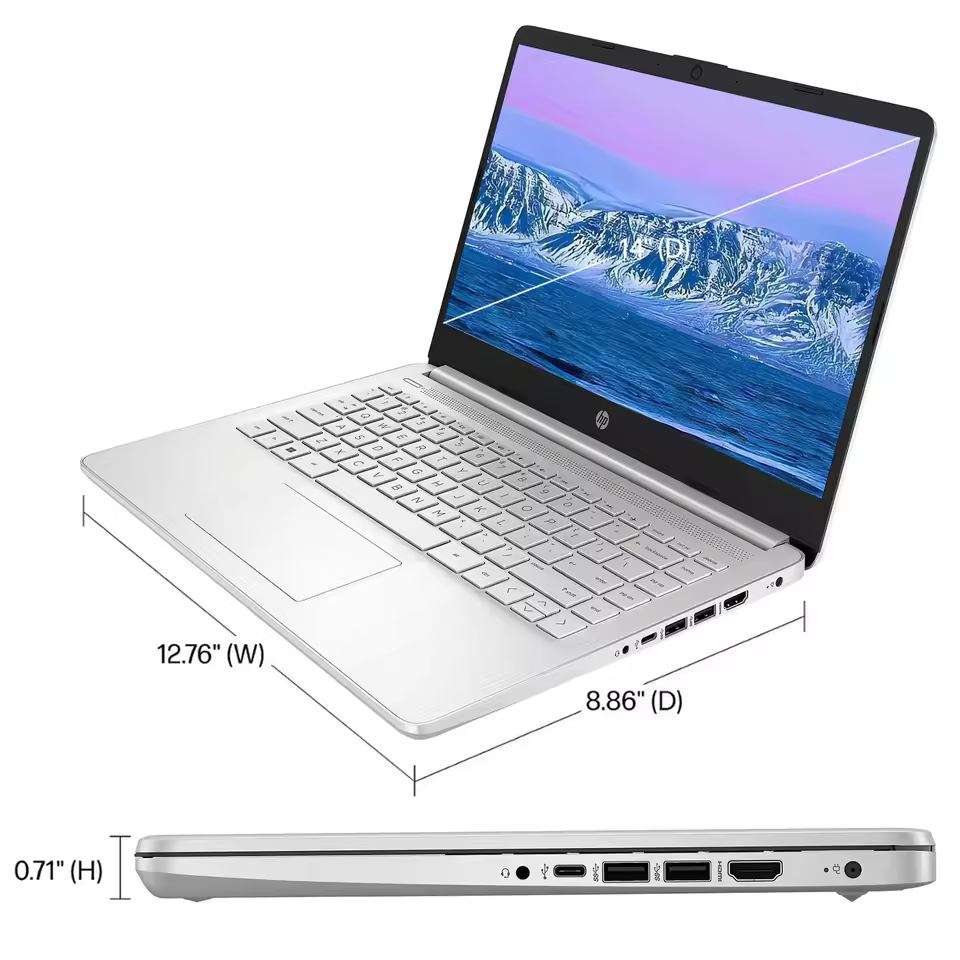 hp (5) HP 14 pouc Tactile 360° i5 6em 120 ssd win 10 Batry 2h - Image 1